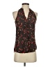 Waverly Grey 100% Silk Brown Sleeveless Silk Top Size XS - photo 1