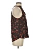 Waverly Grey 100% Silk Brown Sleeveless Silk Top Size XS - photo 4