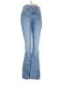 Edgely Chevron-herringbone Blue Jeans Size 6 - photo 1