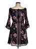 Jealous Tomato 100% Polyester Paisley Black Casual Dress Size M - photo 1