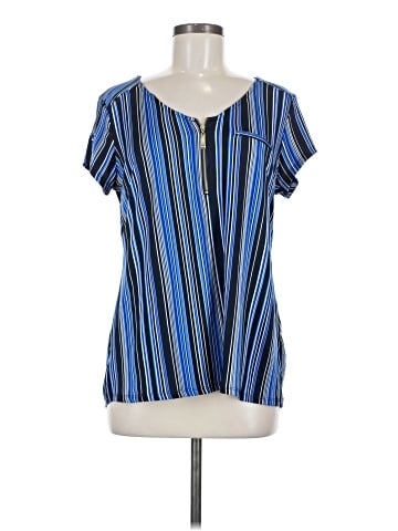 Roz & Ali Short Sleeve Blouse (view 1)