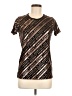 Guess Metallic Brown Short Sleeve T-Shirt Size M - photo 1