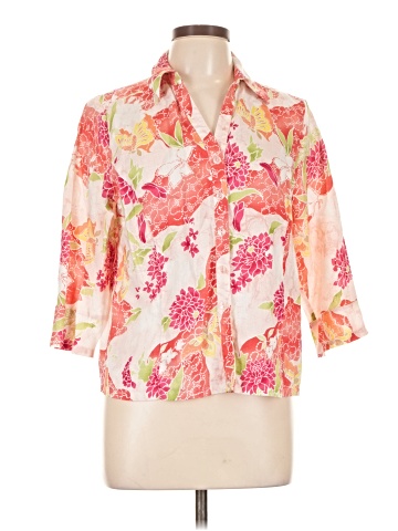 JM Collection 3/4 Sleeve Blouse (view 1)