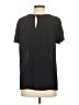 Banana Republic 100% Polyester Black Short Sleeve Blouse Size S - photo 2