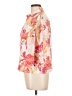 JM Collection Floral Pink 3/4 Sleeve Blouse Size 12 (petite) - photo 5