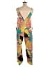 Luukse 100% Polyester Tropical Orange Jumpsuit Size XL - photo 2