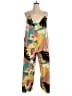 Luukse 100% Polyester Tropical Orange Jumpsuit Size XL - photo 1