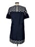 J.Crew 100% Polyester Polka Dots Blue Casual Dress Size 10 - photo 2