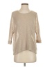 Bar III Metallic Tan 3/4 Sleeve Top Size S - photo 1