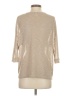 Bar III Metallic Tan 3/4 Sleeve Top Size S - photo 2