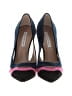 Diane von Furstenberg Color Block Pink Teal Heels Size 9 1/2 - photo 2