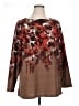 Simonton Says Floral Brown Pullover Sweater Size XL - photo 1