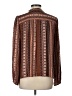 Daniel Rainn 100% Rayon Brown Long Sleeve Blouse Size L - photo 2