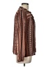 Daniel Rainn 100% Rayon Brown Long Sleeve Blouse Size L - photo 4
