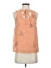 Akemi + Kin 100% Polyester Orange Sleeveless Blouse Size XS - photo 1