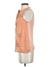 Akemi + Kin 100% Polyester Orange Sleeveless Blouse Size XS - photo 5