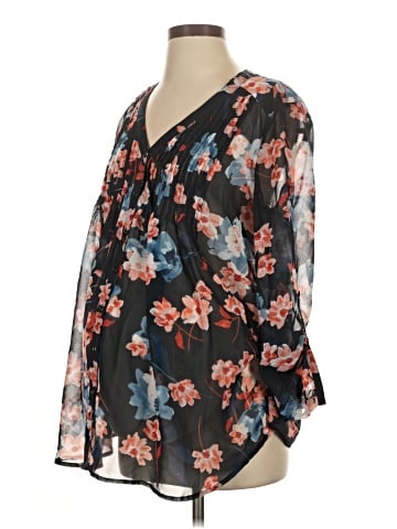 A Pea in the Pod 3/4 Sleeve Blouse (view 1)