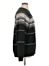 Kirra Stripes Black Pullover Sweater Size XL - photo 4