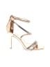 Italina Gold Tan Sandals Size 7 - photo 1