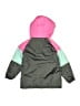 Pink Platinum 100% Polyester Color Block Green Snow Jacket Size 5 - 6 - photo 2