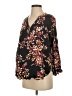 Ingrid + Isabel 100% Rayon Black 3/4 Sleeve Blouse Size S - photo 1