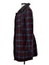 Free People Plaid Blue Wool Coat Size 4 - photo 5