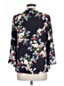 ChicMe 100% Polyester Black 3/4 Sleeve Blouse Size 12 - photo 2