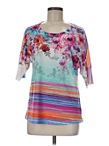 Bleu Short Sleeve Top (view 1)