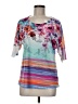 Bleu 100% Polyester Purple Short Sleeve Top Size M - photo 1
