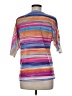 Bleu 100% Polyester Purple Short Sleeve Top Size M - photo 2