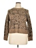 Tahari Paisley Brown Pullover Sweater Size XL - photo 1