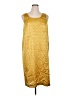 Gemini II Metallic Gold Cocktail Dress Size 16 - photo 1