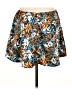 Empyre 100% Polyester Print Orange Casual Skirt Size L - photo 2