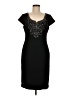 Sandra Darren 100% Polyester Black Cocktail Dress Size 6 - photo 1