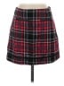 Francesca's Plaid Red Casual Skirt Size S - photo 1