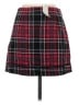 Francesca's Plaid Red Casual Skirt Size S - photo 2