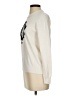 Minnie Rose Floral Ivory Pullover Sweater Size S - photo 5
