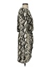 Peyton Jensen Animal Print Gray Cocktail Dress Size S - photo 4