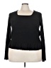 White Birch Black Long Sleeve Top Size 3X - photo 1