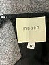 Mason 100% Silk Black Short Sleeve Top Size 0 - photo 7