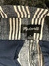 Madewell Stripes Silver Linen Pants Size 4 - photo 7
