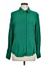 MNG Green Long Sleeve Blouse Size 10 - photo 1