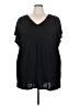 Torrid 100% Nylon Black Short Sleeve Top Size 5X Plus (5) - photo 1