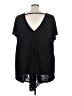 Torrid 100% Nylon Black Short Sleeve Top Size 5X Plus (5) - photo 2