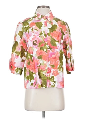 Jones New York Sport 3/4 Sleeve Blouse (view 1)