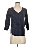 Mod-O-Doc Animal Print Blue 3/4 Sleeve Blouse Size S - photo 1