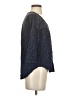 Mod-O-Doc Animal Print Blue 3/4 Sleeve Blouse Size S - photo 4
