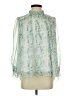 Fab'rik Green Long Sleeve Blouse Size S - photo 1