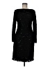 Chaps Black Cocktail Dress Size 8 - photo 1