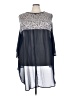 Torrid Silver 3/4 Sleeve Blouse Size 5X Plus (6) - photo 1